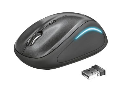 MOUSE USB OPTICAL WRL YVI FX/BLACK 22333 TRUST