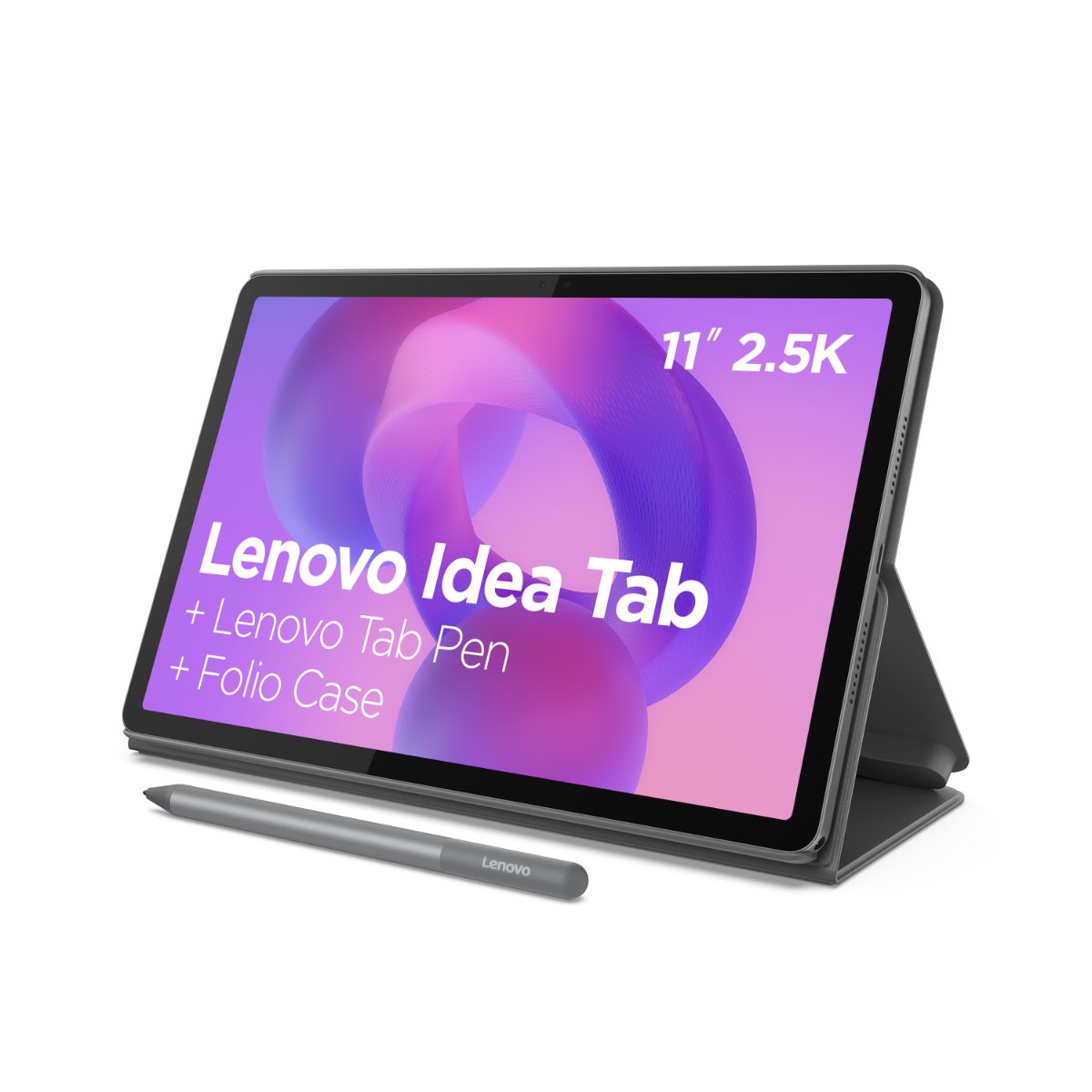 Lenovo Idea Tab Wi-Fi (w/o power adapter), ZAFR0006SE, 11 ", Luna Grey, IPS, 2560x1600 pixels, MediaTek, Dimensity 6300, 8 GB, Soldered LPDDR4x, 256 GB, Wi-Fi, Front camera, 5 MP, Rear camera, 8 MP, Bluetooth, 5.2, Android, 15 (OS upgrades until Android 17 and 4 years security patches), Warranty 24 month(s), Folio Case, Lenovo Tab Pen, USB-A to USB-C cable, Manual