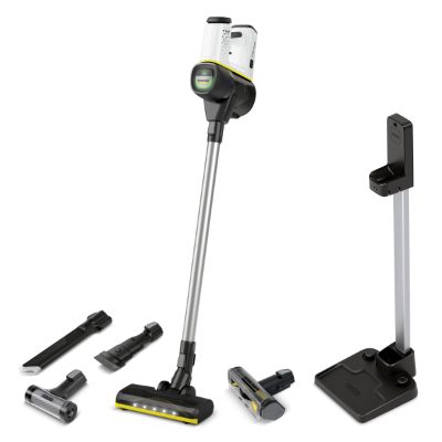 Vacuum Cleaner, KARCHER, Battery-power vacuum cleaner VC 6 Cordless ourFamily Extra, Dry, 2-in-1 stick vacuum, Black/Yellow, Bagless, Battery, 2.55 kg, 1.198-674.0