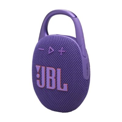 JBL ūdensizturīga portatīvā skanda ar karabīni, lillā