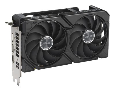 Graphics Card, ASUS, AMD Radeon RX 9060 XT, 8 GB, GDDR6, 128 bit, PCIE 5.0 16x, GPU 2550 MHz, Dual Slot Fansink, 1xHDMI, 2xDisplayPort, DUAL-RX9060XT-8G