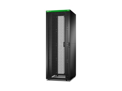 APC Easy Rack 800mm/48U/1000mm with Roof, Side panel,castors,feet and 4 Brackets, No Bottom, black, Schneider Electric