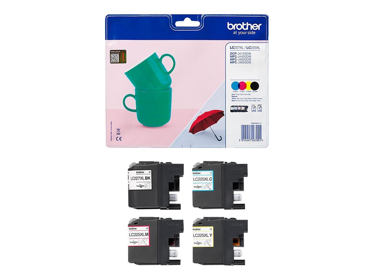 Brother LC227XLVALBP, Multipack Value Ink Cartridge, Brother