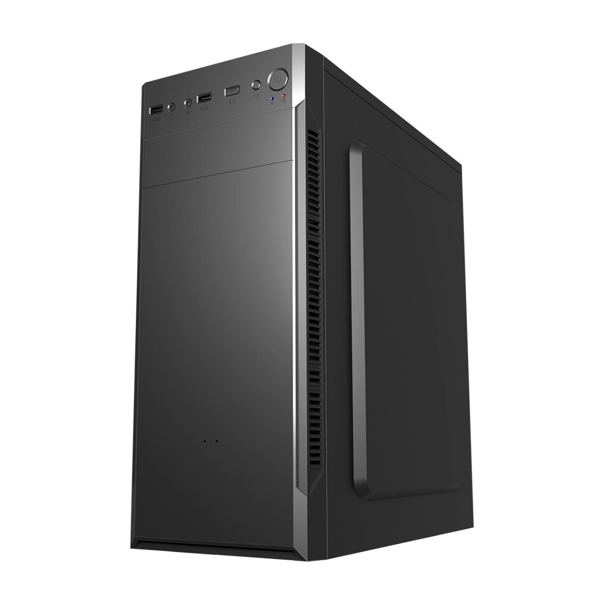 FSP Case, CMT160, Black, ATX Mid-Tower