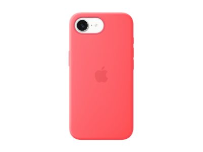 Apple iPhone 17e Silicone Case with MagSafe – Bright Guava, Apple