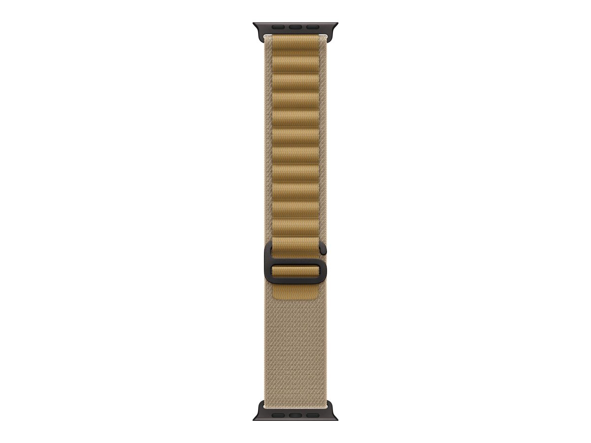 Apple 49mm Tan Alpine Loop - Medium - Black Titanium Finish