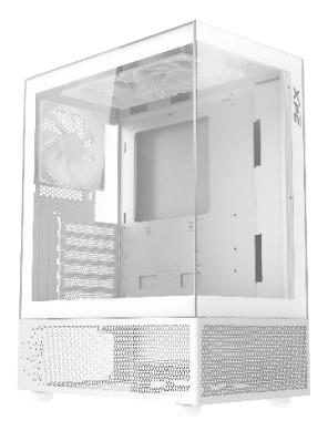 Case, ADATA, INVADER X MINI, MidiTower, Case product features Transparent panel, ATX, MicroATX, MiniITX, Colour White, INVADERXMINIMT-WHCWW
