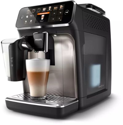 Series 5400 Coffee Maker, EP5447/90, Pump pressure 15 bar, Built-in milk frother, Fully Automatic, 1500 W, Black