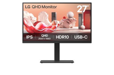 27BA75QB-B, 27 ", IPS, 16:9, 100 Hz, 5 ms, 2560 x 1440 pixels, 280 cd/m², HDMI ports quantity 1, Black