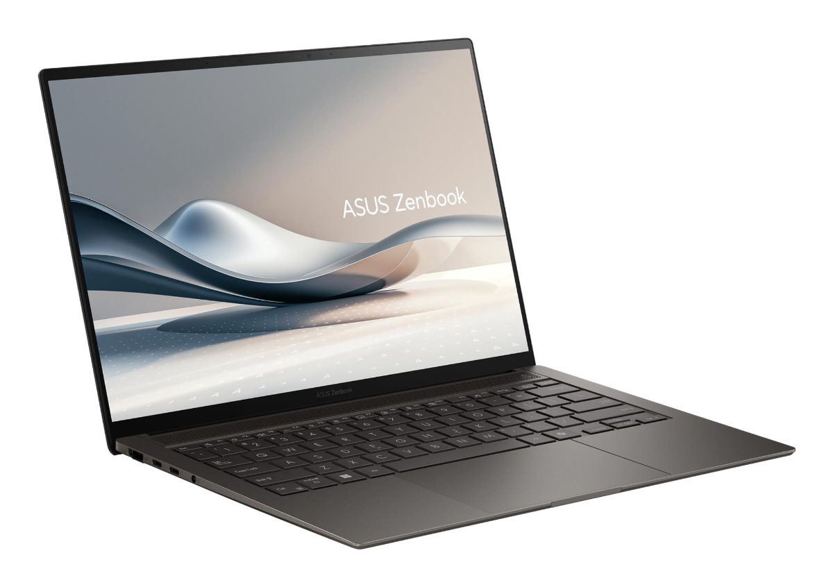 Zenbook S14 UX5406SA-PV050W, Zumaia Gray, 14 ", OLED, 3K, 2880 x 1800 pixels, 120 Hz, Intel Core Ultra 7, 258V, 32 GB, LPDDR5X, Solid-state drive capacity 1000 GB, Intel Arc Graphics, Windows 11 Home, 802.11be, Bluetooth version 5.4, Keyboard language US international, Keyboard backlit, Warranty 24 month(s), Battery warranty 12 month(s)