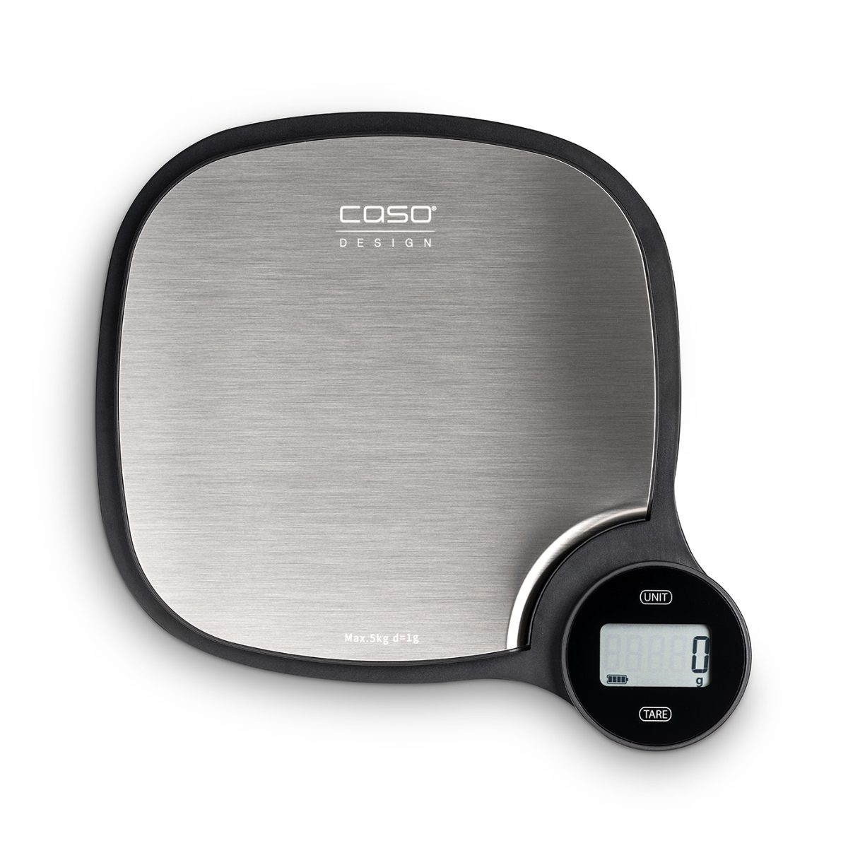 Kitchen EcoMaster Scales, Maximum weight (capacity) 5 kg, Graduation 1 g, Stainless Steel