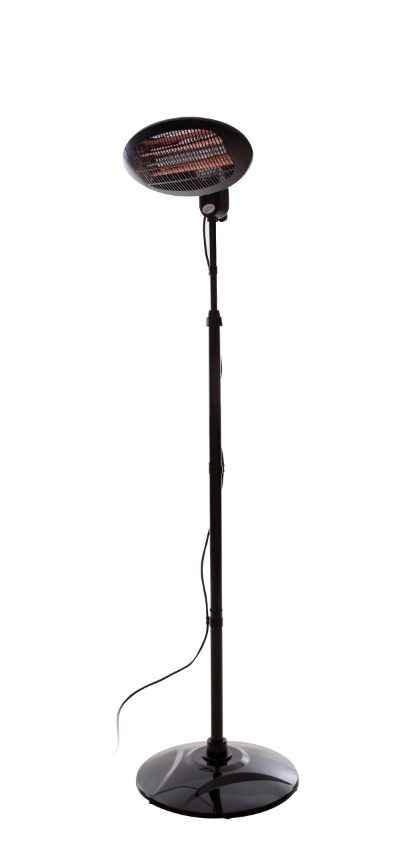 Heater, SMQ2000A, Elekra Quartz Standing, Infrared, 2000 W, Black, IP34