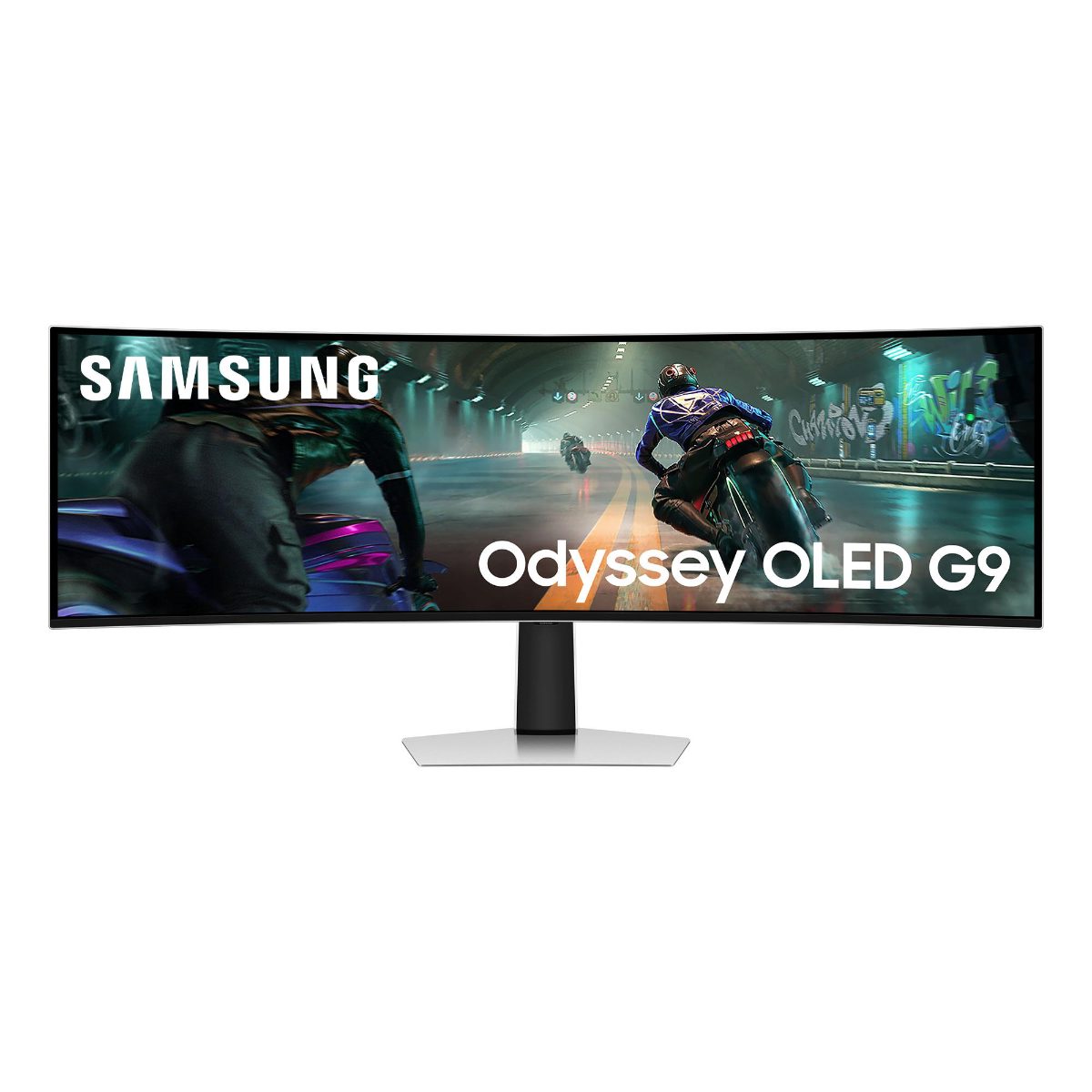 Monitor, SAMSUNG, Odyssey G9 G91SD, 49", Gaming/Curved, Panel OLED, 5120x1440, 32:9, 144 Hz, 0.03 ms, Tilt, Colour Silver, LS49DG910SUXEN