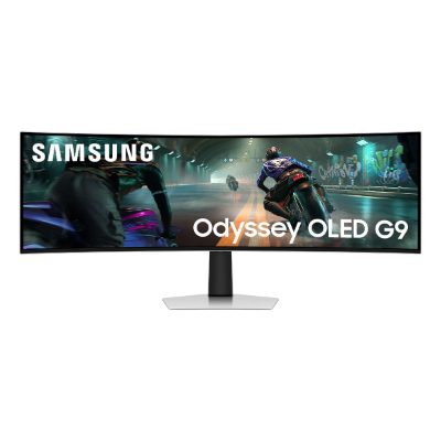 Monitor, SAMSUNG, Odyssey G9 G91SD, 49", Gaming/Curved, Panel OLED, 5120x1440, 32:9, 144 Hz, 0.03 ms, Tilt, Colour Silver, LS49DG910SUXEN