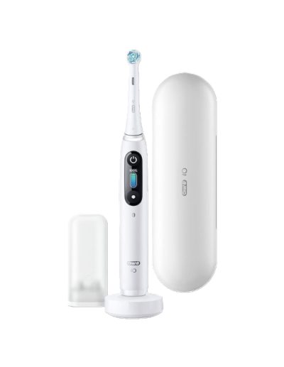 BRAUN Series iO8 el.zobu  birste, White Alabaster