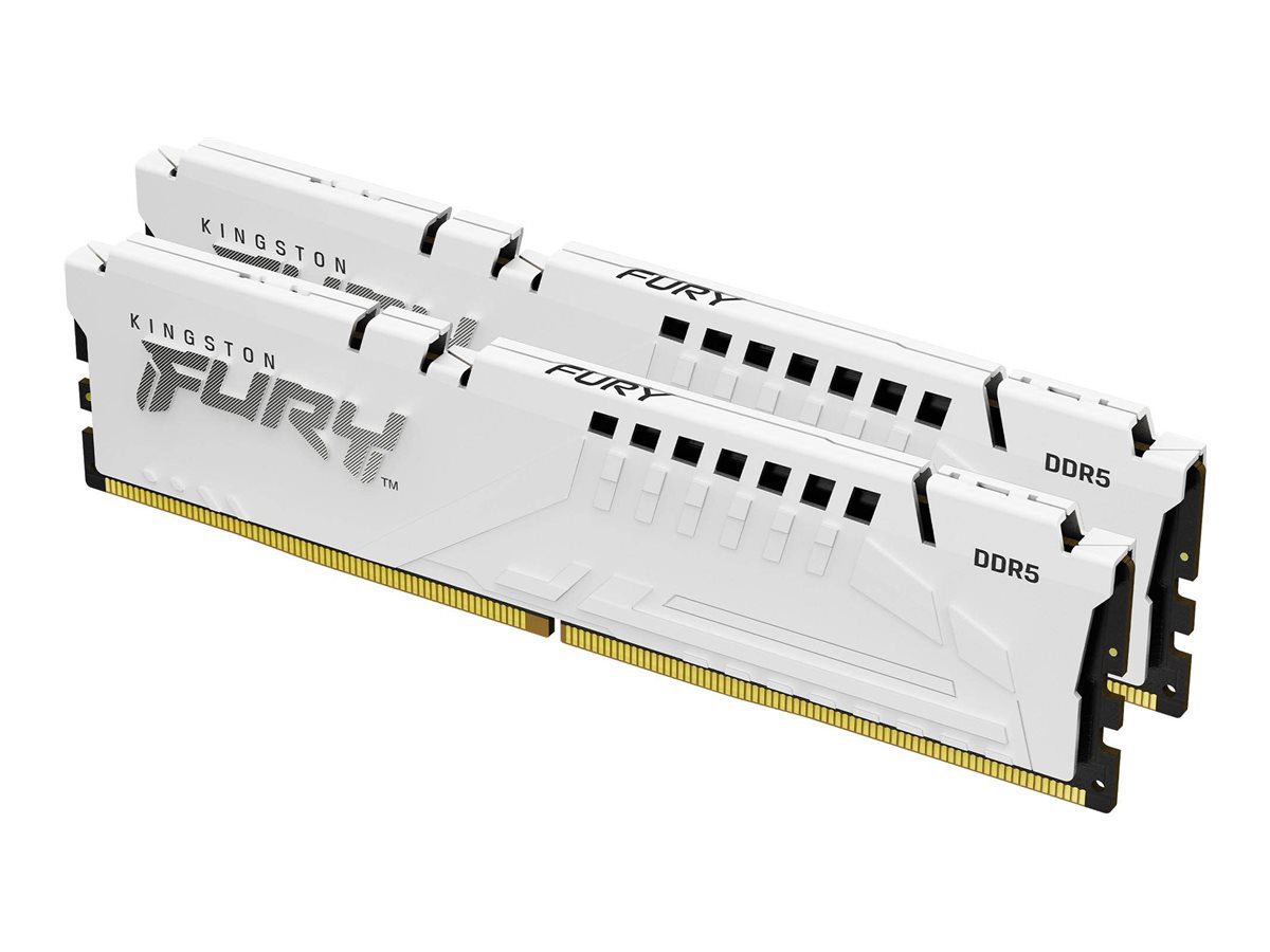Kingston KF560C30BWEK2-32 32GB 6000MT/s DDR5 CL30 DIMM (Kit of 2) FURY Beast White EXPO, Kingston