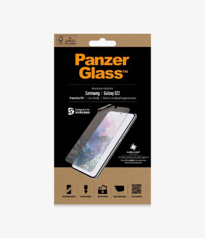 Screen protector, Samsung, Galaxy S22, Self-healing TPU, Transparent, Case Friendly