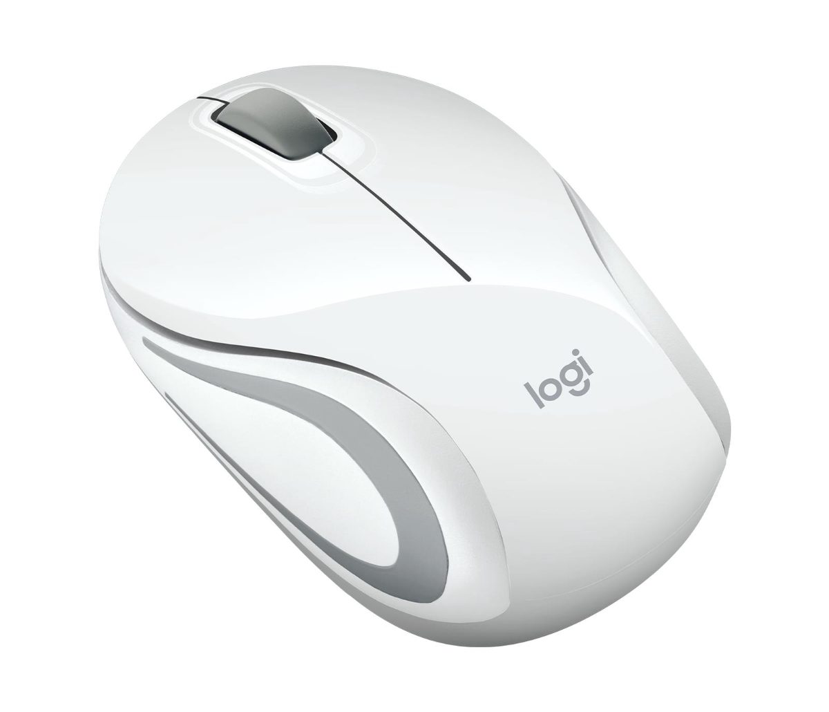 MOUSE USB OPTICAL WRL M187/WHITE 910-002735 LOGITECH