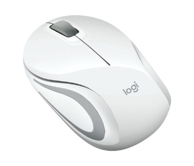 MOUSE USB OPTICAL WRL M187/WHITE 910-002735 LOGITECH