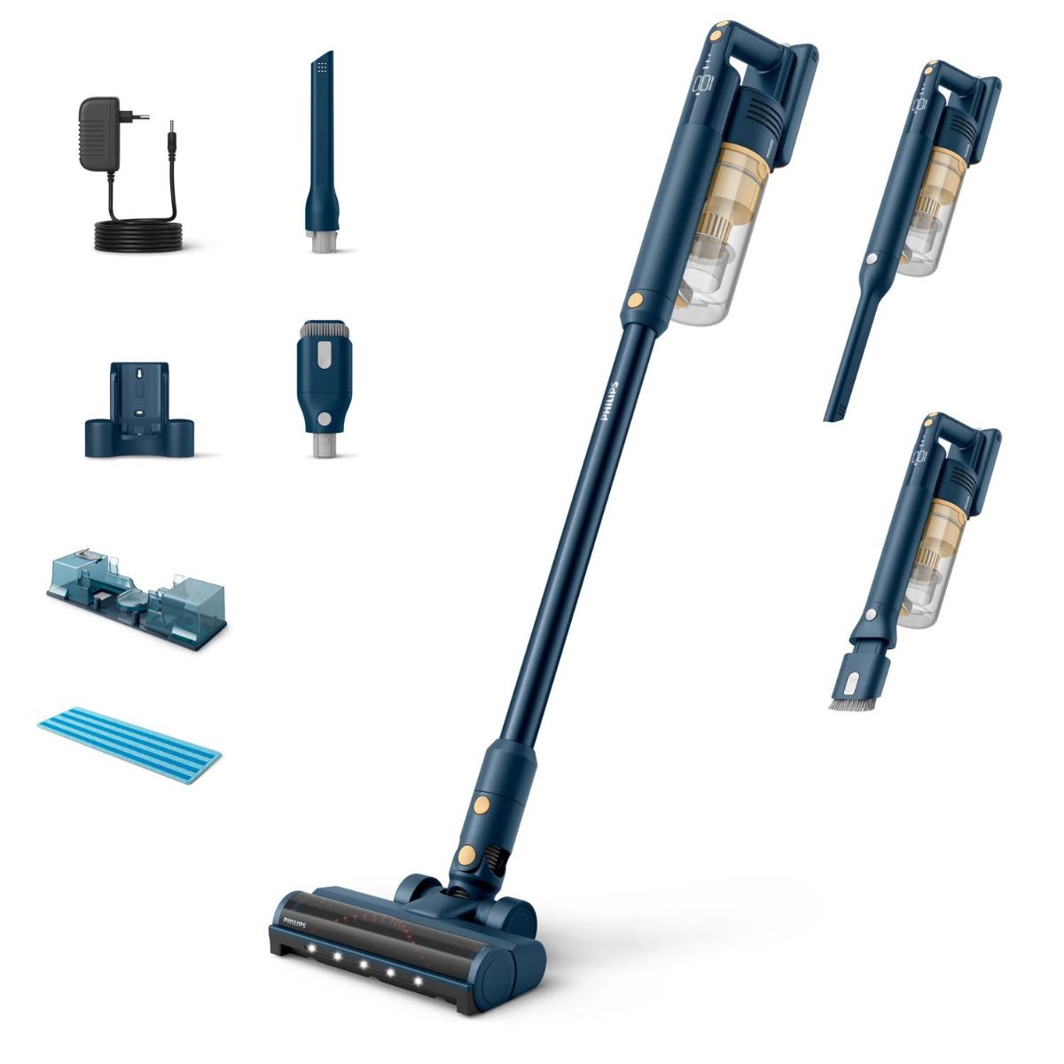 PHILIPS 5000 series bezvada spieķa tipa putekļsūcējs, zils
