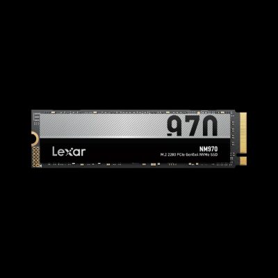 Lexar SSD, NM970, 2000 GB, SSD form factor M.2 2280, Solid-state drive interface PCIe Gen 5X4, Read speed 11000 MB/s, Write speed 10000 MB/s