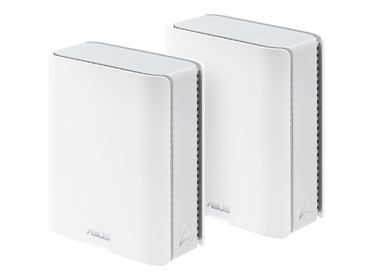 Tri-band WiFi 7 Smart AiMesh Router, ZenWiFi BT10 (2pk), 802.11be, 18000 Mbit/s, Ethernet LAN (RJ-45) ports 3, Mesh Support Yes, MU-MiMO No, 4G/5G, Antenna type Internal, 1
