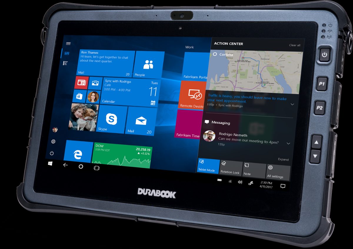 U11I Rugged Tablet, 11.6 ", Black, Sunlight Readable 1000 nits Touchscreen Display, 1920 x 1080 pixels, Intel Core i5-1230U, 8 GB, 128 GB, 4G, Wi-Fi, Front camera, 2 MP, Bluetooth, 5.0, Windows 11 Pro, Warranty 36 month(s)