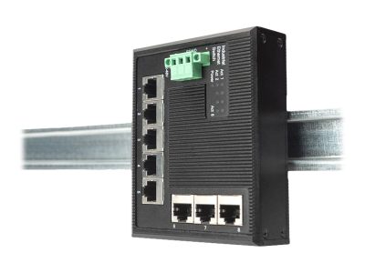 DIGITUS Industrial Gigabit Ethernet Flat Switch, Digitus