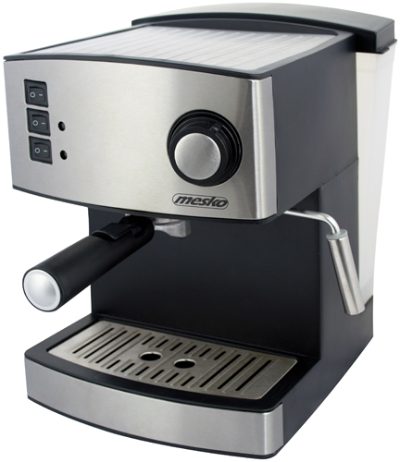 Espresso Machine, MS 4403, Pump pressure 15 bar, Built-in milk frother, Semi-automatic, 850 W, Stainless steel/Black