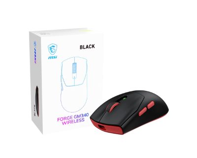 MSI FORGE GM340, Wireless, 2.4 GHz, Bluetooth, USB 2.0