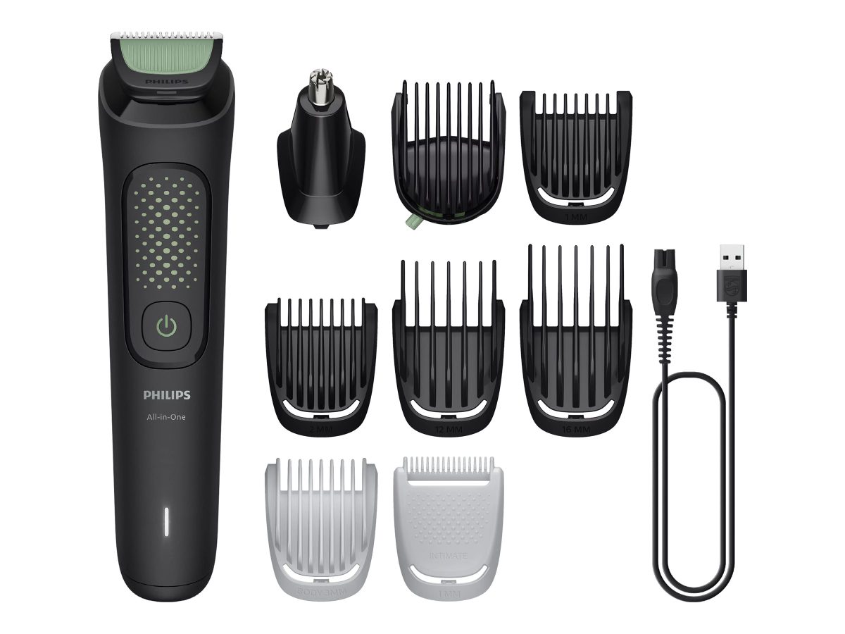 Philips Hair trimmer, MG3946/15 Series 3000, Cordless, Number of length steps 12, Black