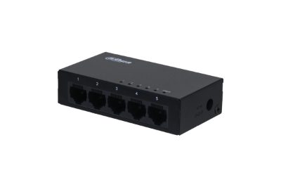 Switch, DAHUA, PFS3005-5GT-V2, Type L2, Desktop/pedestal, 5x10Base-T / 100Base-TX / 1000Base-T, DH-PFS3005-5GT-V2