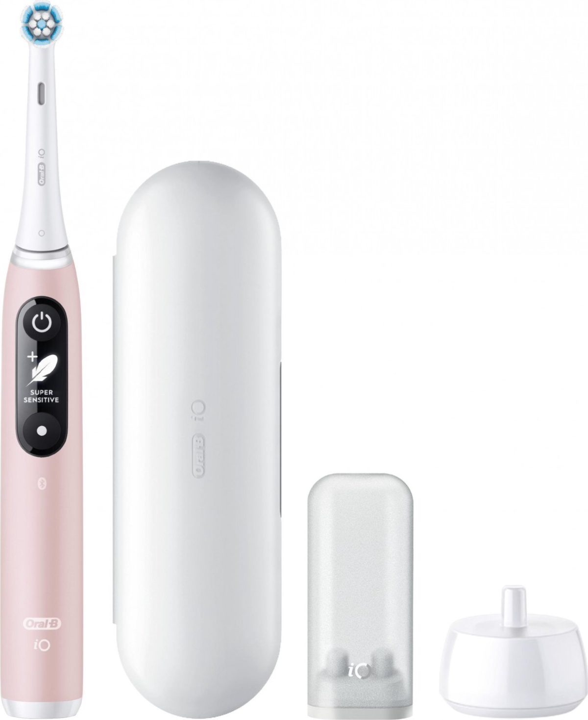 Oral-B Electric Toothbrush, iO Series 6, Rechargeable, For adults, Number of brush heads included 1, Number of teeth brushing modes 5, Pink