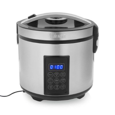 Digital Rice and Steam Cooker, RK-6138, 900 W, 2.2 L, Number of programs 7, Grey