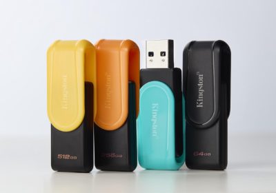 Kingston USB Flash Drive, DataTraveler Exodia S, 512 GB, USB Type-A, Black/Yellow