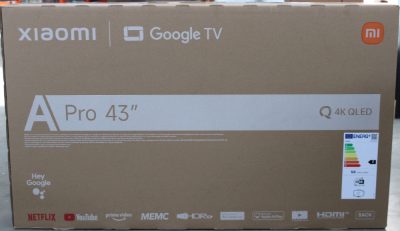Xiaomi QLED TV A Pro 2026 43", SALE OUT., Xiaomi QLED TV A Pro 2026, 43, Smart TV, Google TV, UHD, Dark Gray