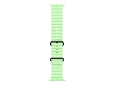 49mm Neon Green Ocean Band - Black Titanium Finish