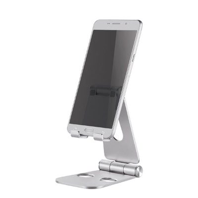 DS10-160SL1, Adjustable, Phone stand, Silver, 7 "