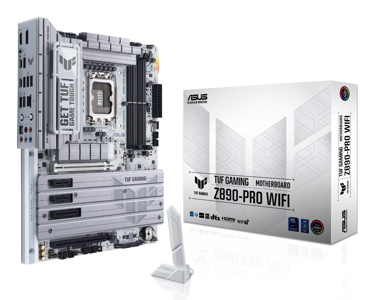 Mainboard, ASUS, Intel Z890, LGA1851, ATX, Memory DDR5, Memory slots 4, TUFGAMINGZ890-PROWIFI