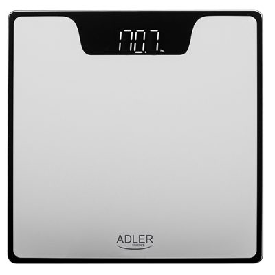 Bathroom Scale, AD 8174s, Maximum weight (capacity) 180 kg, Accuracy 100 g, Silver