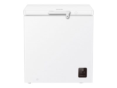 Freezer, FH20E6W5, Gorenje Energy efficiency class E, Chest, Freestanding, Height 85.8 cm, Total net capacity 198 L, Display, White
