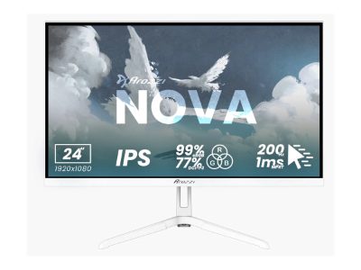 Nova, 24 ", IPS, QHD, 16:9, 200 Hz, 1 ms, 2560 x 1440 pixels, 300 cd/m², HDMI ports quantity 2, Forest Green