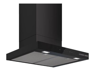 Bosch DWB67DN60 Wall-mounted Extractor Hood, A, Width 60 cm, Max extraction power in intensive mode 699 m3/h, Matte Black, Bosch