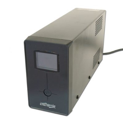 UPS with USB and LCD display, Black, 850 VA, 220 V
