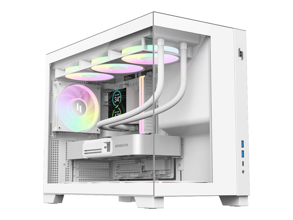 Gamemax Case, NEX C33 WH, MATX/BTF