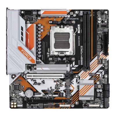 Gigabyte B850M FORCE (rev. 1.0), Processor family AMD, Processor socket AM5, DDR5, Supported hard disk drive interfaces SATA, M.2, Number of SATA connectors 4, REFURBISHED, WITHOUT ORIGINAL PACKAGING AND ACCESSORIES, ONLY BACK PANEL INCLUDED