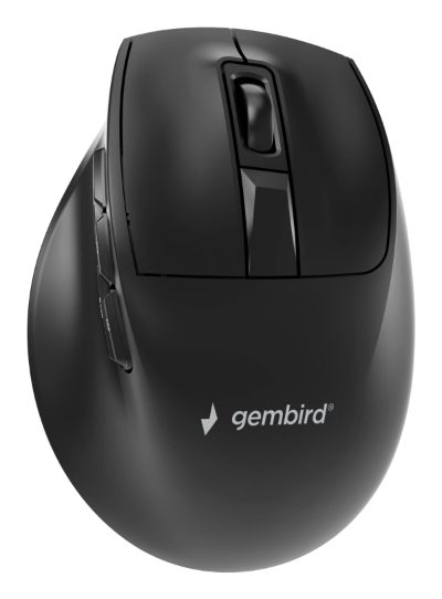 Gembird Triple-mode mouse, MUSW3-9B-01, Wireless, 2.4G, Bluetooth, Black