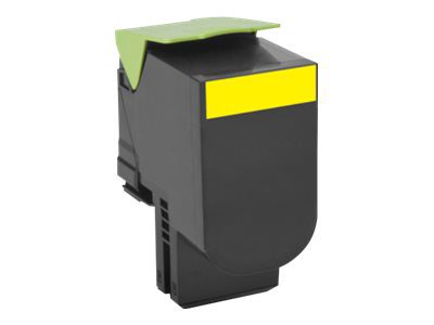 Lexmark 80C2HYE, 802HYE Yellow High Yield Corporate Cartridge (3k), Cartridge, Yellow