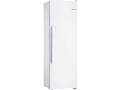 Freezer, GSN36AWEP, Energy efficiency class E, Upright, Free standing, Height 186 cm, Total net capacity 242 L, No Frost system, Display, White