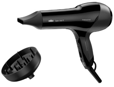 Hair Dryer, HD785 Satin Hair 7 SensoDryer, 2000 W, Number of temperature settings 4, Ionic function, Diffuser nozzle, Black